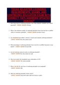 TEXAS ADJUSTER LICENSING&colon;&NewLine;REQUIREMENTS&comma; EXAMS&comma; AND&NewLine;CONTINUING EDUCATION EXAM WITH&NewLine;CORRECT 100&percnt; ANSWERS UPDATED&NewLine;2026&sol;2027