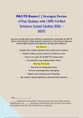 NU170 Exam&colon;1 &vert; Strategies Review of Key Quizzes with 100&percnt; Verified Solutions &lpar;Latest Update 2026 &ndash; 2027&rpar;&NewLine;