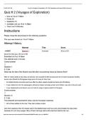 HST 309 QUIZ 2&colon; VOYAGES OF EXPLORATION &vert; QUESTIONS AND ANSWERS &vert; 2026 UPDATE &vert; 100&percnt; CORRECT&period;