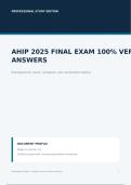 AHIP 2025 Exam Practice Questions & Answers &vert; Medicare Certification Review