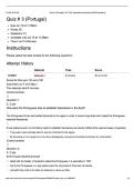 HST 309 QUIZ 3&colon; PORTUGAL &vert; QUESTIONS AND ANSWERS &vert; 2026 UPDATE &vert; 100&percnt; CORRECT&period;