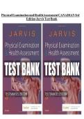 Physical Examination and Health Assessment&comma; 8th Edition by Carolyn Jarvis &vert; Test Bank &vert; Nursing Exam Questions & Answers &vert; Complete Study Guide