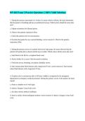 RN 402 Exam 3 Practice Questions &vert;&vert; 100&percnt; Valid Solutions&period;