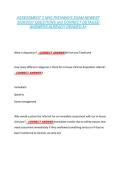 ASSESSMENT 2 NHS PATHWAYS EXAM NEWEST &NewLine;2026&sol;2027 QUESTIONS and CORRECT DETAILED &NewLine;ANSWERS ALREADY GRADED A&plus; 