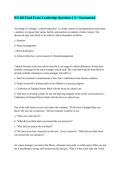 RN 402 Final Exam Leadership Questions &vert;&vert; A&plus; Guaranteed&period;