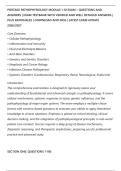 PORTAGE PATHOPHYSIOLOGY MODULE 1-10 EXAM &ndash; QUESTIONS AND&NewLine;ANSWERS &vert; EXAM TESTBANK WITH VERIFIED AND WELL DETAILED ANSWERS &vert;&NewLine;PLUS RATIONALES &vert; DOWNLOAD AND PASS &vert; LATEST EXAM UPDATE&NewLine;2026&sol;2027
