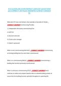 ACG GUIDELINE EXAM NEWEST 2026&sol;2027 QUESTIONS &NewLine;and CORRECT DETAILED ANSWERS ALREADY GRADED &NewLine;A&plus; 