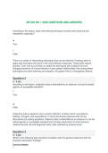 NR 509 WK 1 QUIZ QUESTIONS AND ANSWERS