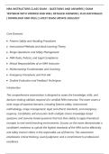 NRA INSTRUCTORS CLASS EXAM &ndash; QUESTIONS AND ANSWERS &vert; EXAM&NewLine;TESTBANK WITH VERIFIED AND WELL DETAILED ANSWERS &vert; PLUS RATIONALES&NewLine;&vert; DOWNLOAD AND PASS &vert; LATEST EXAM UPDATE 2026&sol;2027