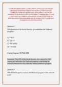 CERTIFIED MEDICAID PLANNER &lpar;CMP&trade;&rpar; ACTUAL EXAM 2026&sol;2027 PRACTICE QUESTIONS AND STUDY GUIDE ACCURATE EXAM COMPLETE APPROVED QUESTIONS AND CORRECT DETAILED ANSWERS WITH RATIONALES &lpar;100&percnt; CORRECT VERIFIED SOLUTIONS&rpar; A NEW UPDATED VERSION 2026 EDITION &vert;GUARANT