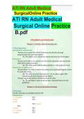 ATI RN Adult Medical Surgical Online Practice B 2026-2027 &vert; Practice Q&A