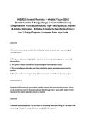 CHEM 103 General Chemistry I &ndash; Module 7 Exam 2026 &vert;&NewLine;Thermochemistry & Energy Changes in Chemical Reactions &vert;&NewLine;Comprehensive Practice Examination &vert; High-Yield Questions&comma; Answers&NewLine;& Detailed Rationales &vert; Enthalpy&comma; Calorimetry&comma; Specific Heat&comma; Hess&rsquo;s&NewLine;Law & 