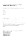 HESI Exit Exam Test Bank  NEWEST ACTUAL EXAM MOST TESTED &NewLine;QUESTIONS AND CORRECT DETAILED ANSWERS WITH RATIONALES &NewLine;&lpar;VERIFIED ANSWERS&rpar; &vert;ALREADY GRADED A&plus; 