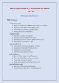 Medical Surgical Nursing NGN Questions & Answers 2027 &vert; RN Practice Test