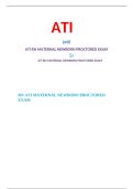 ATI RN Maternal Newborn Proctored Exam 2027 &vert; Practice Questions & Rationales