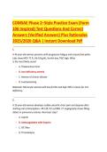 COMSAE Phase 2&ndash;Style Practice Exam &lpar;Form 106 Inspired&rpar; &lpar;2025&ndash;2026&rpar; &ndash; Practice Test Questions&comma; Verified Answers&comma; and Rationales