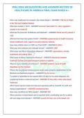 WGU D050 History of Healthcare in America 2027 &vert; 300 Practice Questions