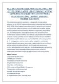 HESI RN FUNDAMENTALS PRACTICE EXAMINATION &ndash; STUDY GUIDE &vert; LATEST UPDATE 2026&sol;2027 &vert; ACTUAL &NewLine;EXAM &vert; PRACTICE QUESTIONS AND ANSWERS &vert; &NewLine;EXAM REVIEW &vert; 100&percnt; CORRECT ANSWERS &vert; &NewLine;VERIFIED SOLUTIONS