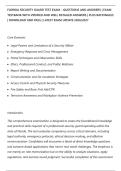 FLORIDA SECURITY GUARD TEST EXAM &ndash; QUESTIONS AND ANSWERS &vert; EXAM&NewLine;TESTBANK WITH VERIFIED AND WELL DETAILED ANSWERS &vert; PLUS RATIONALES&NewLine;&vert; DOWNLOAD AND PASS &vert; LATEST EXAM UPDATE 2026&sol;2027