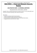 WGU E025 &mdash; Cloud and Network Security Models&NewLine;2026 PRACTICE EXAM &mdash; 50 ORIGINAL QUESTIONS&NewLine;