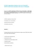 ATI RN Coṁprehensive Predictor Exit Level 3 Exȧṁ 2027 &ndash; &NewLine;180 NGN-Style Prȧctice Questions with Answers & Rȧtionȧles