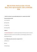 BICSI IN101 INSTALLER 1 EXAM&NewLine;PRACTICE QUESTIONS AND ANSWERS&NewLine;2026