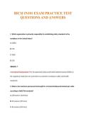 BICSI IN101 EXAM PRACTICE TEST&NewLine;QUESTIONS AND ANSWERS