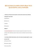 BICSI IN101 EXAMINATION PRACTICE&NewLine;QUESTIONS AND ANSWERS