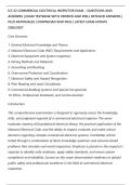 ICC E2 COMMERCIAL ELECTRICAL INSPECTOR EXAM &ndash; QUESTIONS AND&NewLine;ANSWERS &vert; EXAM TESTBANK WITH VERIFIED AND WELL DETAILED ANSWERS &vert;&NewLine;PLUS RATIONALES &vert; DOWNLOAD AND PASS &vert; LATEST EXAM UPDATE&NewLine;2026&sol;2027