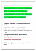 Hazardous Materials Operator Certification Exam &lpar;2026&rpar; &ndash; Practice Questions&comma; Verified Answers&comma; and Rationales