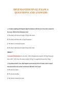 DIVEMASTER FINAL EXAM A&NewLine;QUESTIONS AND ANSWERS