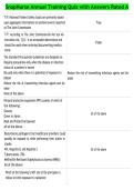 SnapNurse Annual Training Quiz with Answers Rated A 2026&vert;2027