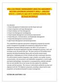 WGU C777 OBJECTIVE ASSESSMENT &lpar;Latest 2025&sol; 2026 Update&rpar; &vert; Q&sol;A &vert; 100&percnt; Correct &lpar;Verified Answers&rpar;