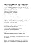 UT Arlington NURS 3381 Psychiatric Mental Health Nursing Exam 1&comma; Exam 2 & Final Exam Package Bundle &lpar;pdf&rpar; &vert; 2026&sol;2027 &vert; Mental Health Q&A &vert; Psychiatric Nursing