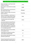 Maine Gas Exam Test Questions and Answers Rated A