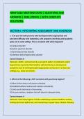 NRNP 6665 MIDTERM EXAM &vert; QUESTIONS AND &NewLine;ANSWERS &vert; 2026 UPDATE &vert; WITH COMPLETE &NewLine;SOLUTIONS&period;