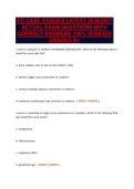 ATI CASE STUDIES LATEST 2026&sol;2027&NewLine;ACTUAL EXAM QUESTIONS WITH&NewLine;CORRECT ANSWERS 100&percnt; VERIFIED&NewLine;GRADED A&plus;