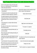 Heat Pump ESCO Exam Test with Answers Rated A