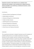 MINNESOTA ASSISTED LIVING DIRECTOR &lpar;ALD&rpar; LICENSING EXAM &NewLine;QUESTIONS AND ANSWERS &vert; EXAM TESTBANK WITH VERIFIED AND WELL&NewLine;DETAILED ANSWERS &vert; PLUS RATIONALES &vert; DOWNLOAD AND PASS &vert; LATEST&NewLine;EXAM UPDATE 2026&sol;2027