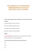 NSG 6020 Exams Compilations with Complete & Verified Solution