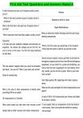 First Aid Test Questions and Answers Rated A 2026&vert;2027