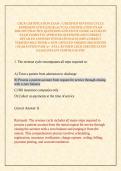 CRCR CERTIFICATION EXAM &sol; CERTIFIED REVENUE CYCLE REPRESENTATIVE &lpar;CRCR&rpar; ACTUAL CERTIFICATION EXAM 2026&sol;2027 PRACTICE QUESTIONS AND STUDY GUIDE ACCURATE EXAM COMPLETE APPROVED QUESTIONS AND CORRECT DETAILED ANSWERS WITH RATIONALES &lpar;100&percnt; CORRECT VERIFIED SO