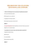 PHLEBOTOMY NHA EXAM 2026&NewLine;QUESTIONS AND ANSWERS