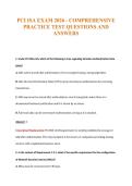 PCI ISA EXAM 2026 - COMPREHENSIVE&NewLine;PRACTICE TEST QUESTIONS AND&NewLine;ANSWERS