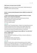 CWEA Grade 4 Lab Analyst Practice Test  Full Questions with 100&percnt; Verified Answers Complete Solutions UPDATED 2026&excl;&excl;&excl;&excl;&excl;&excl;