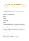 PCI ISA Exams Compilations with Complete & Verified Solutions