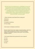SHADOW HEALTH NEUROLOGICAL ASSESSMENT EXAM TEST BANK 2026&sol;2027 PRACTICE QUESTIONS AND STUDY GUIDE COMPLETE ACCURATE EXAM APPROVED QUESTIONS WITH WELL ELABORATED ANSWERS WITH RATIONALES &lpar;RELIABLE ANSWERS&rpar; NEWEST UPDATED VERSION 2026 EDITION &vert;GUARANTEED PAS