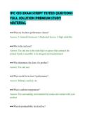 IPC CID EXAM SCRIPT TESTED QUESTIONS&NewLine;FULL SOLUTION PREMIUM STUDY&NewLine;MATERIAL&NewLine;