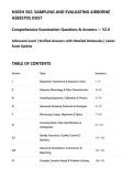 NIOSH 582&colon; SAMPLING AND EVALUATING AIRBORNE&NewLine;ASBESTOS DUST&NewLine;Comprehensive Examination Questions & Answers &mdash; V2&period;0&NewLine;Advanced-Level &vert; Verified Answers with Detailed Rationales &vert; Latest&NewLine;Exam Update