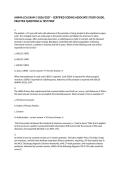 AHIMA CCA EXAM 3 2026&sol;2027 &ndash; CERTIFIED CODING ASSOCIATE STUDY GUIDE&comma; PRACTICE QUESTIONS & TEST PREP